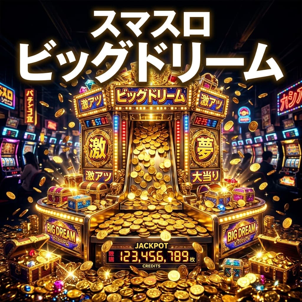 ビッグドリーム THE GOLDEN PUSHER 天井期待値・狙い目・設定判別まとめ【スマスロ】