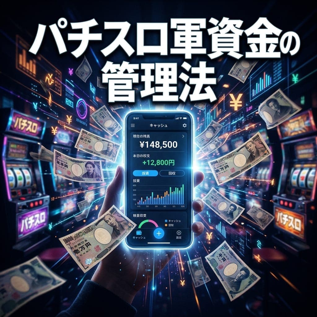 パチスロの軍資金は現金、生活はキャッシュレス — 収支が濁らないお金の分け方