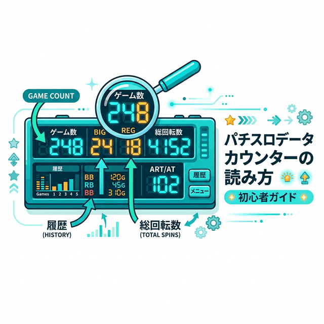 データカウンターの読み方 完全版|メーカー別解説+実践判断ガイド