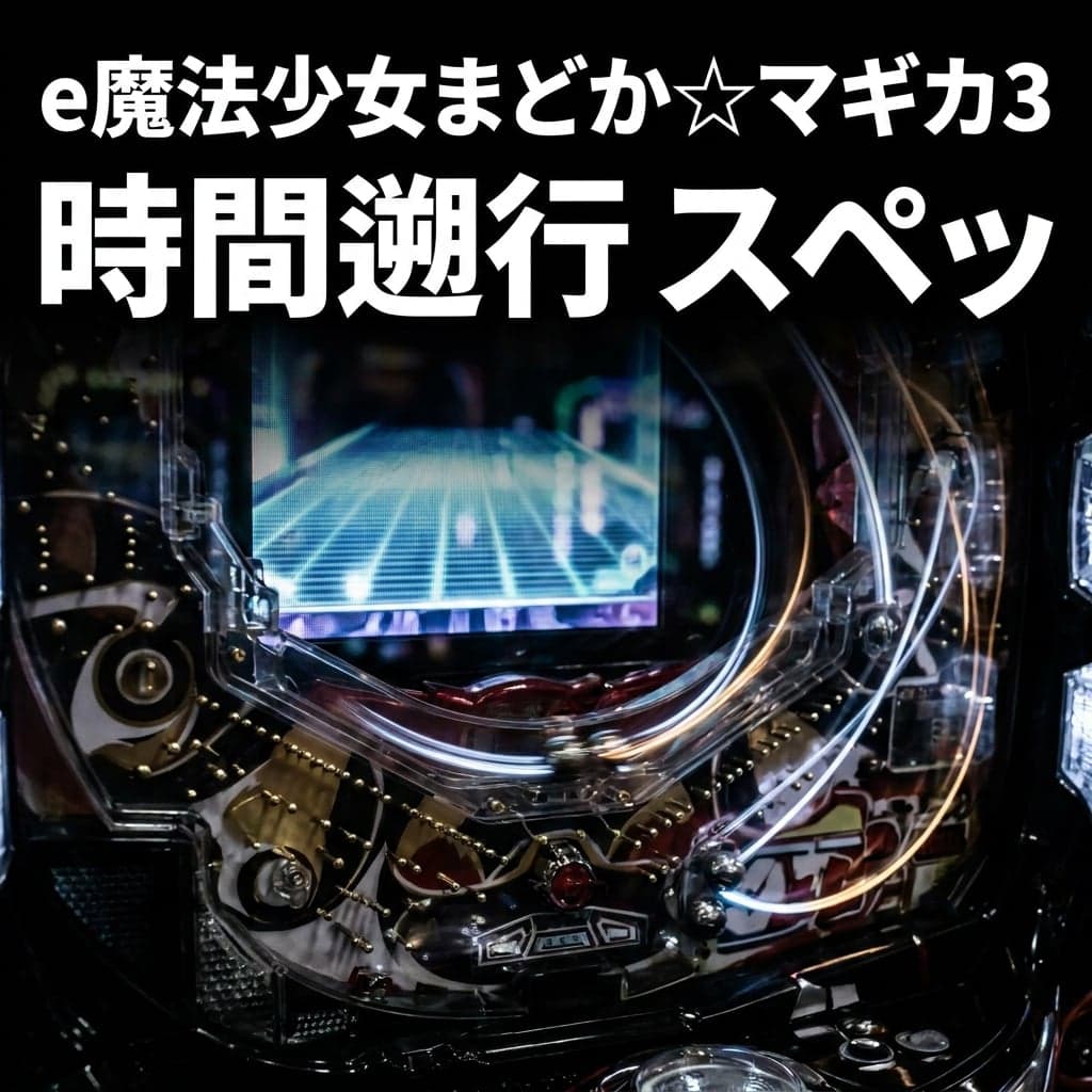 e魔法少女まどか☆マギカ3 時間遡行 スペック・ボーダー — 等価20回転の重さと、LT中75%で3,000個