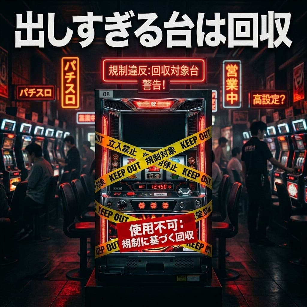「出しすぎる台」は回収される時代へ — コンプリート発生率の自主回収ルールを打ち手目線で読む