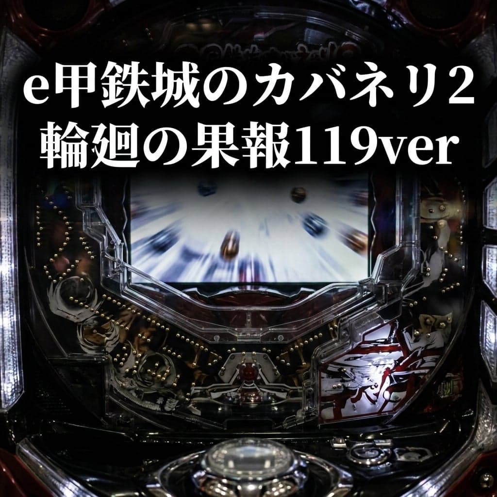 e甲鉄城のカバネリ2 輪廻の果報119ver. スペック・ボーダー — 1/119.8の甘デジに超輪廻ループ【9月7日導入】