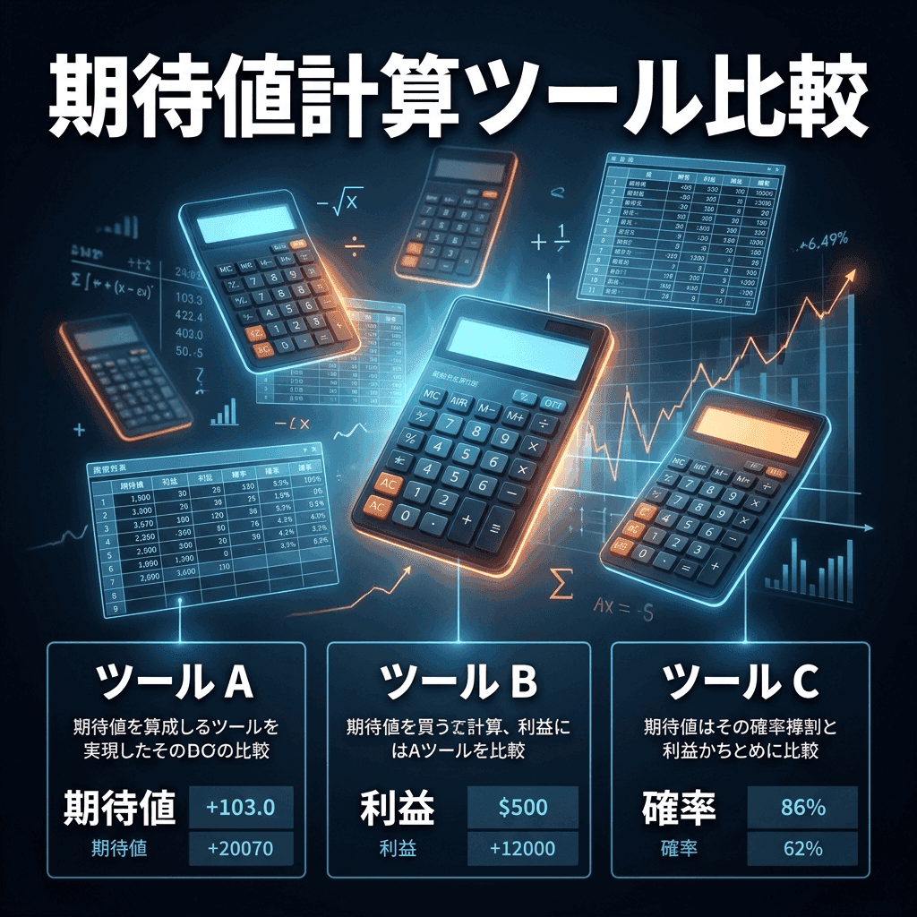 パチスロ期待値計算ツール・アプリ比較【2026】期待値表・スプレッドシート・自動計算の使い分け