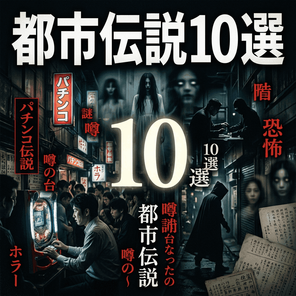 パチンコ・スロット都市伝説10選|遠隔操作・裏モノ・設定6の真相を検証
