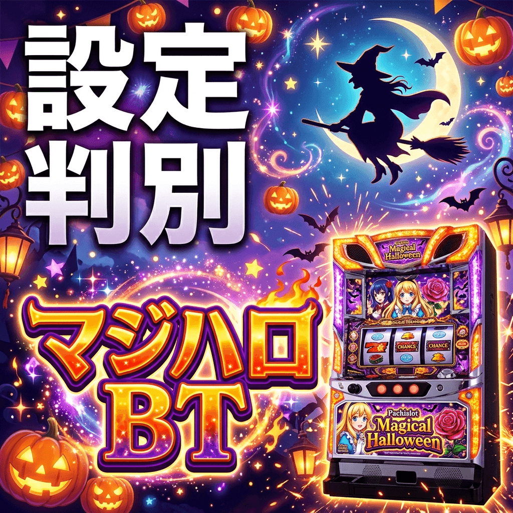 マジカルハロウィン ボーナストリガー 攻略 — 天井なし機種の正しい立ち回り