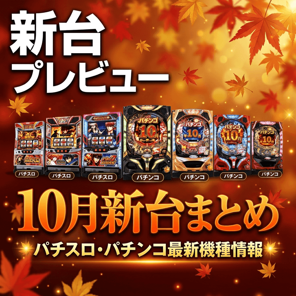 2026年10月5日 新台まとめ — 3機種同時導入(マイジャグラーVI・獣王・パリピ孔明)