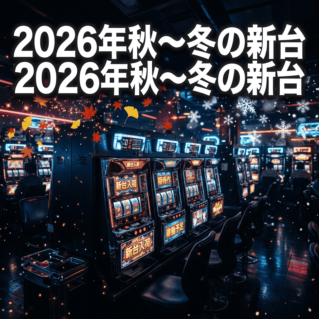 2026年秋〜冬の新台 発表・噂まとめ — 9月以降の注目機を確度ラベル付きで整理【随時更新】
