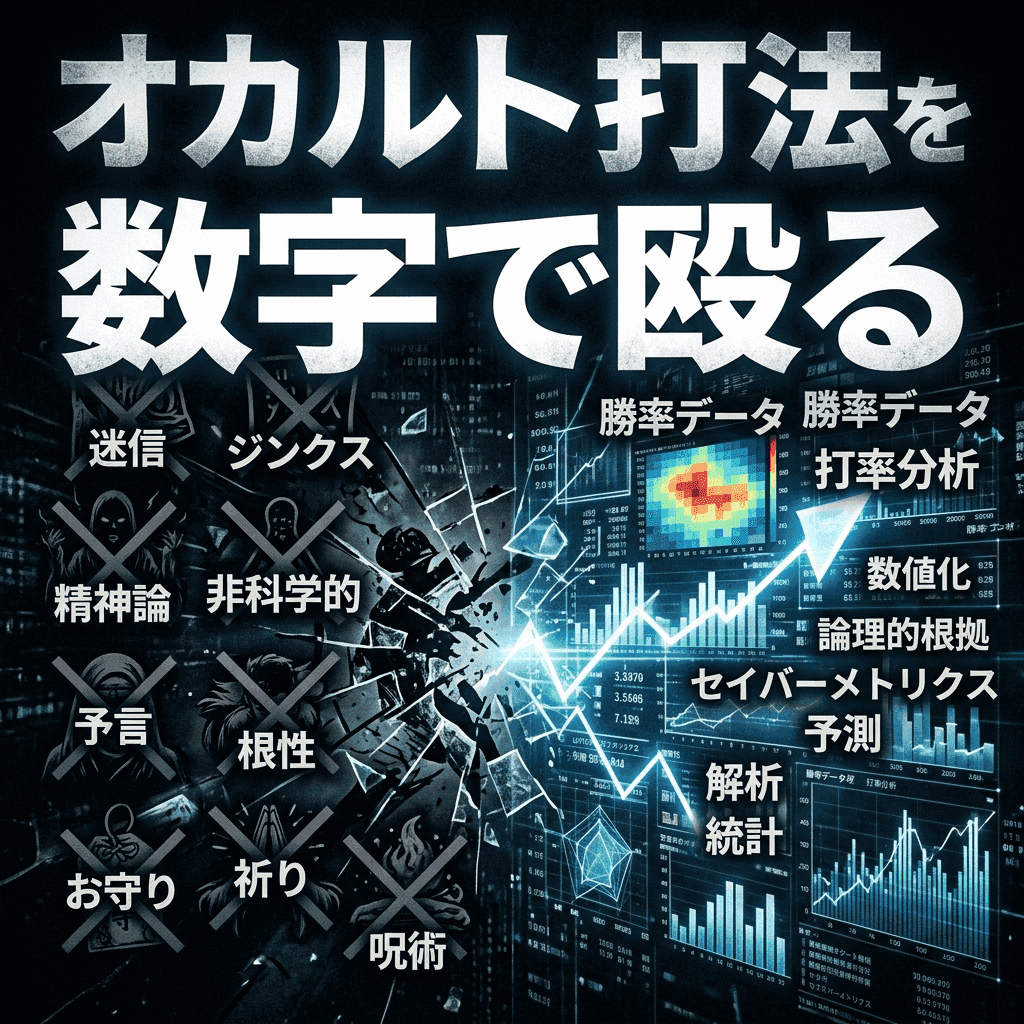 スロットのオカルト打法10連発、全部データで斬ってみた|数字で殴る