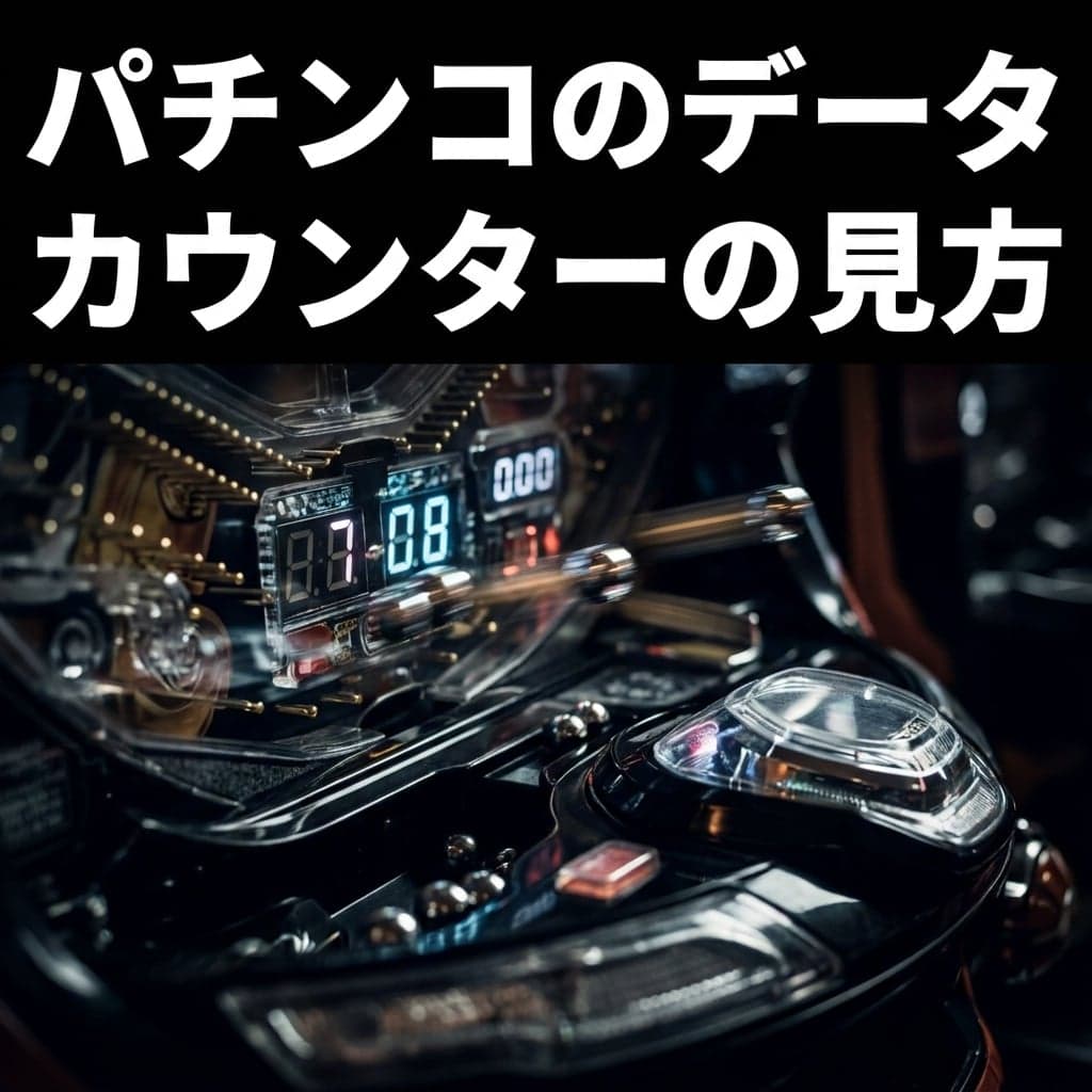 パチンコのデータカウンターの見方 — 回転数・大当り履歴・グラフの読み方と「見なくていい数字」