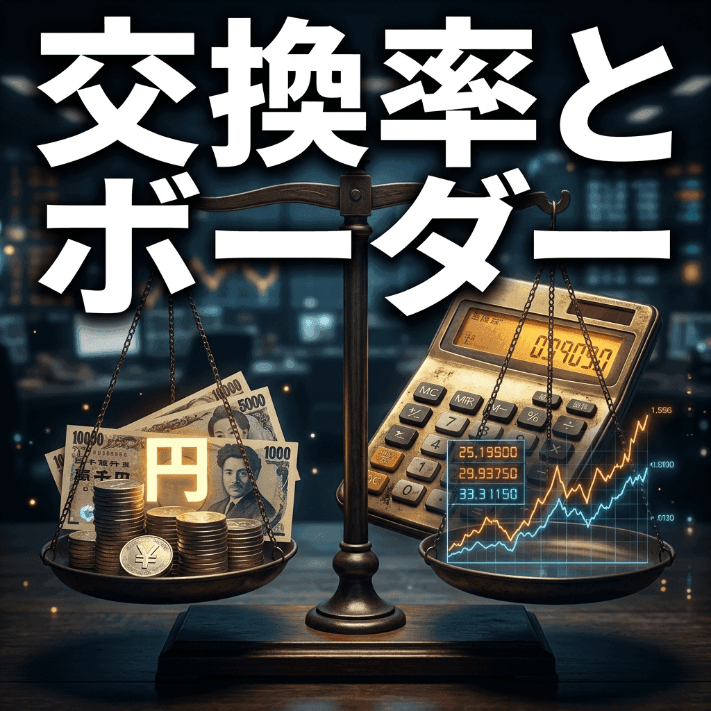 等価と非等価でボーダーはこう変わる — 交換率と換金ギャップの計算