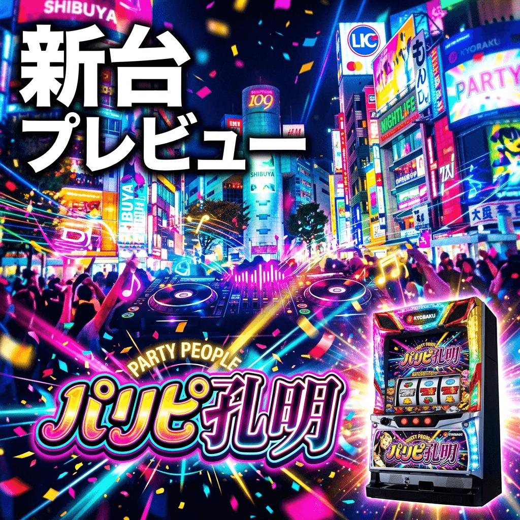 スマスロ パリピ孔明 導入前まとめ — 2026年10月5日、アゲアゲ直STの枚数上乗せ型