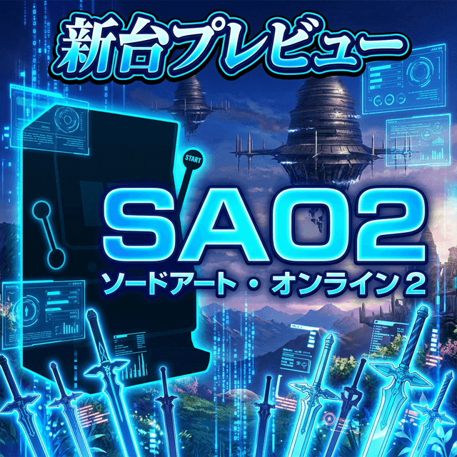 ソードアートオンライン2 スロット(スマスロSAO2)純増3.6枚・上位AT7.2枚|ゲーム性・軍資金の目安・評価まとめ【2026最新】