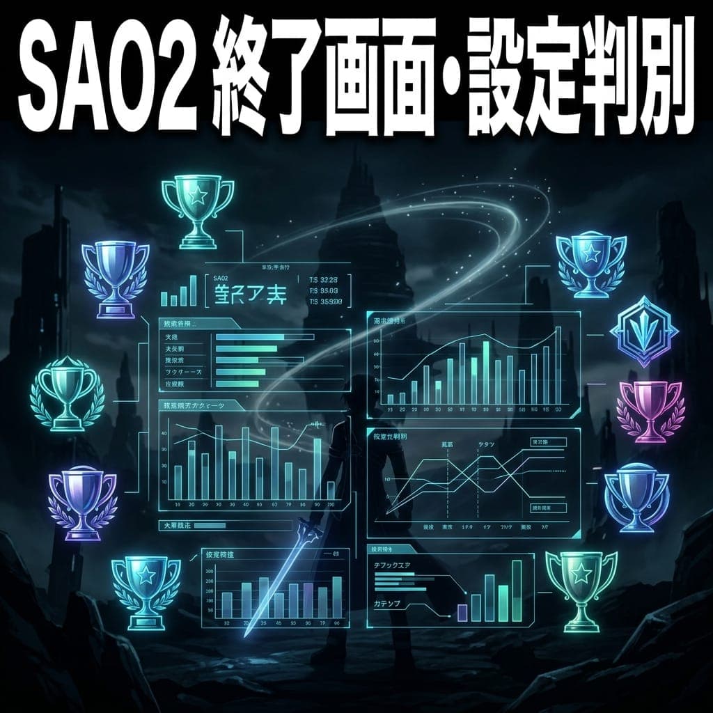 SAO2 終了画面まとめ|誕生日は示唆なし・幼少期は設定5以上・全10種一覧【スマスロ】