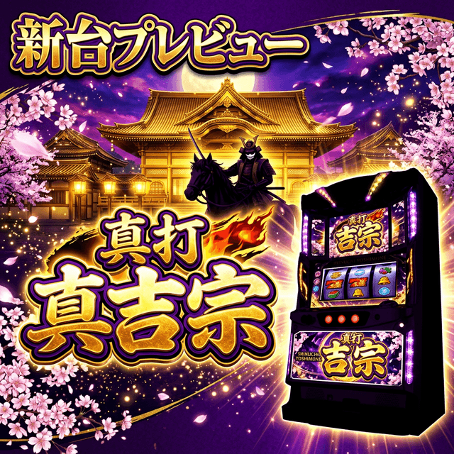 【新台プレビュー】真打 吉宗|大都技研の看板シリーズが復活!スペック予想と注目ポイント