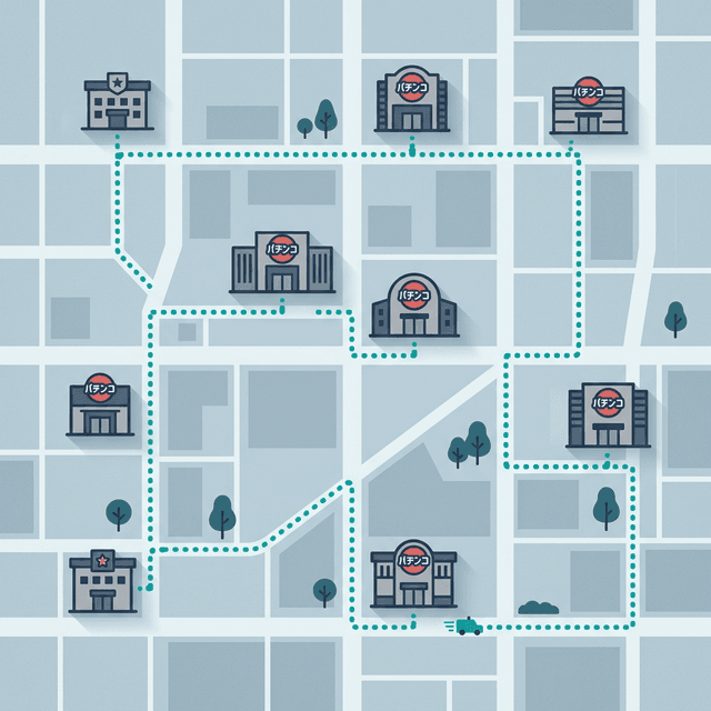 ホール巡回ルートの作り方 — 効率的なハイエナ動線設計