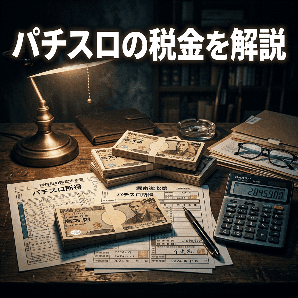 パチスロの税金 — 確定申告は必要?50万円ルールを解説