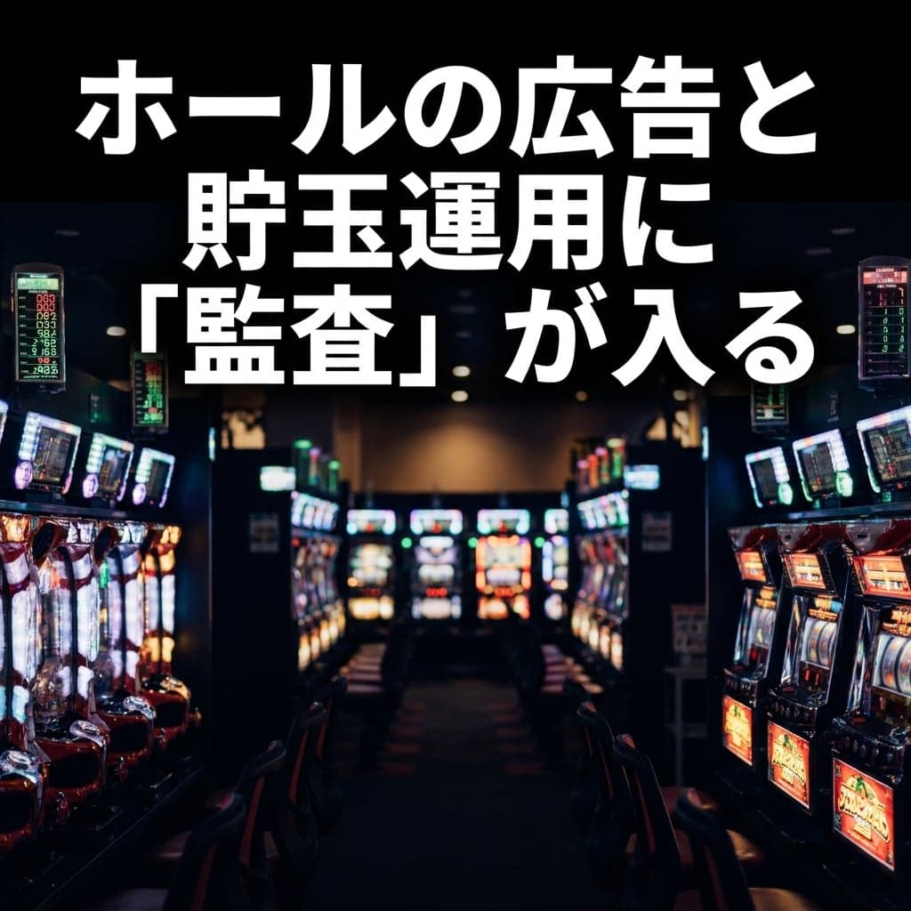 ホールの広告と貯玉運用に「監査」が入る — 推進機構のガイドライン遵守確認を打ち手目線で読む