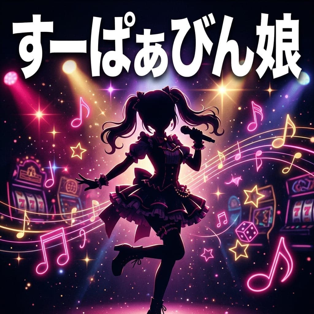すーぱぁびん娘 天井はAT間1200G×周期10周期の二段|リセットで900G・7周期に短縮・やめどき【スマスロ】